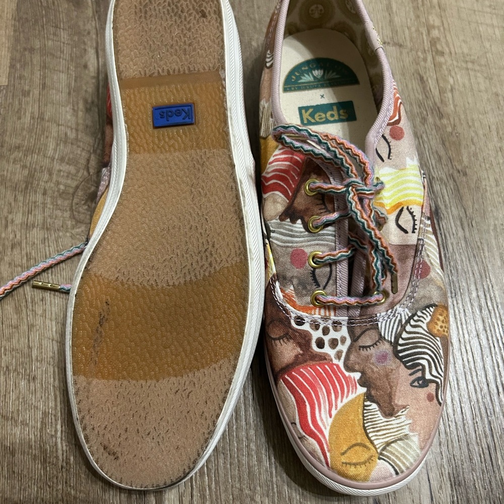 Keds Multicolor Artistic Faces Canvas Sneakers - Picture 5 of 5